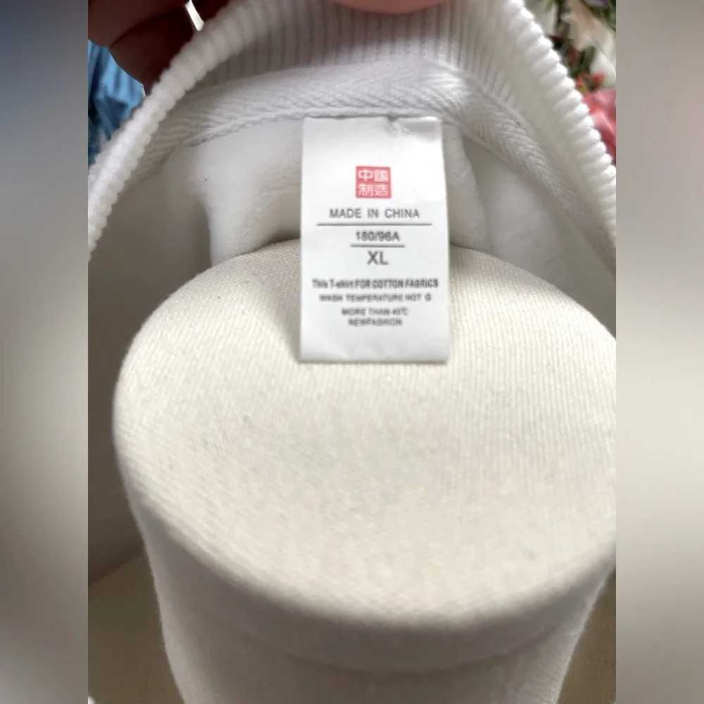 “Let that s h i t go” white sweatshirt in XL - Picture 4 of 4